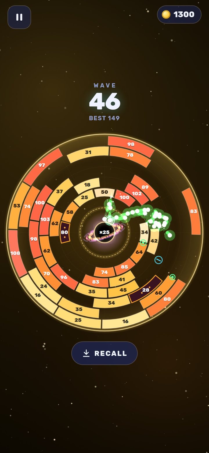 Golden Age theme around a black hole